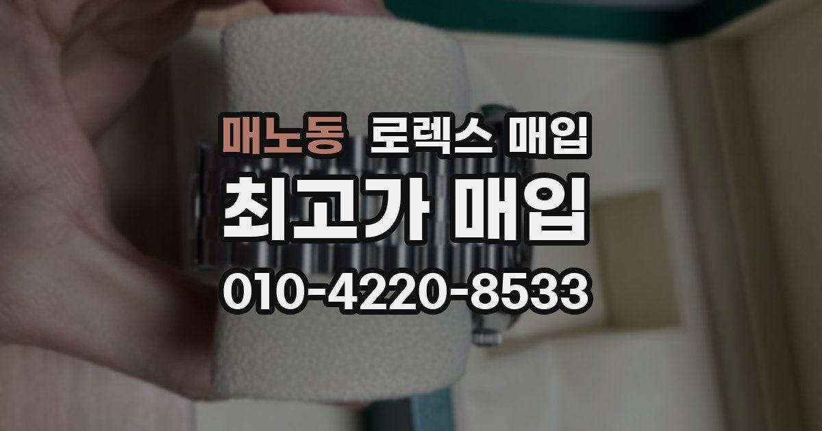 매노동 로렉스 매입