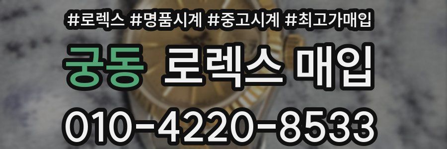 궁동 로렉스 매입