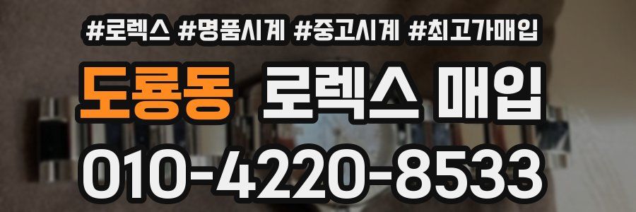 도룡동 로렉스 매입