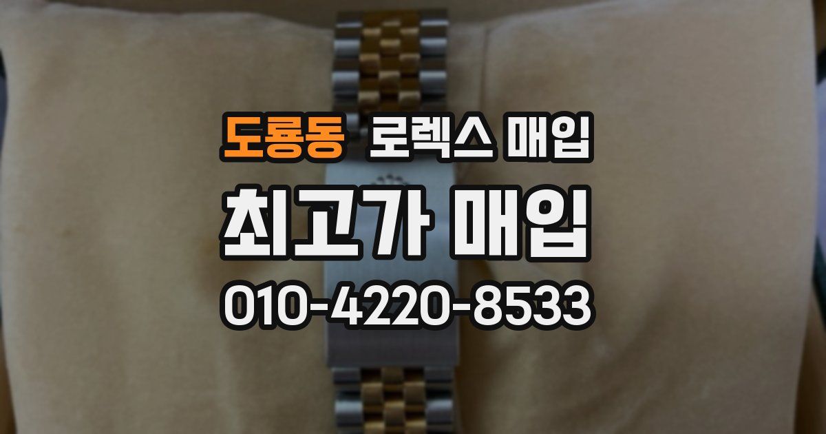 도룡동 로렉스 매입