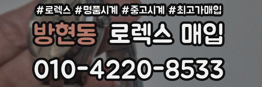 방현동 로렉스 매입