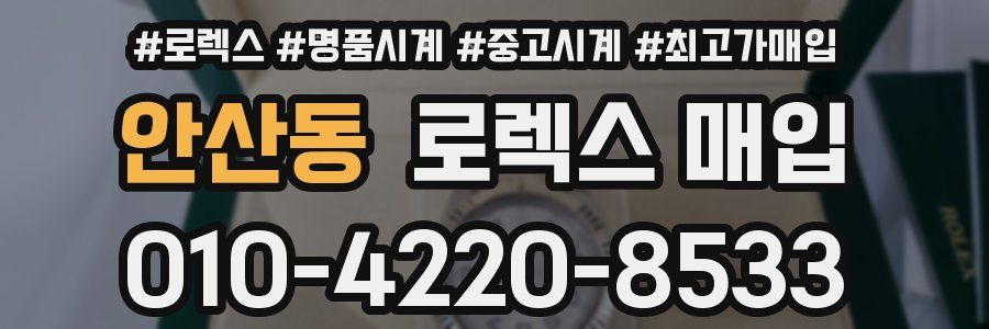 안산동 로렉스 매입