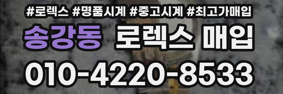 송강동 로렉스 매입