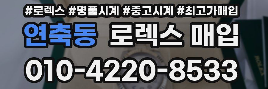 연축동 로렉스 매입