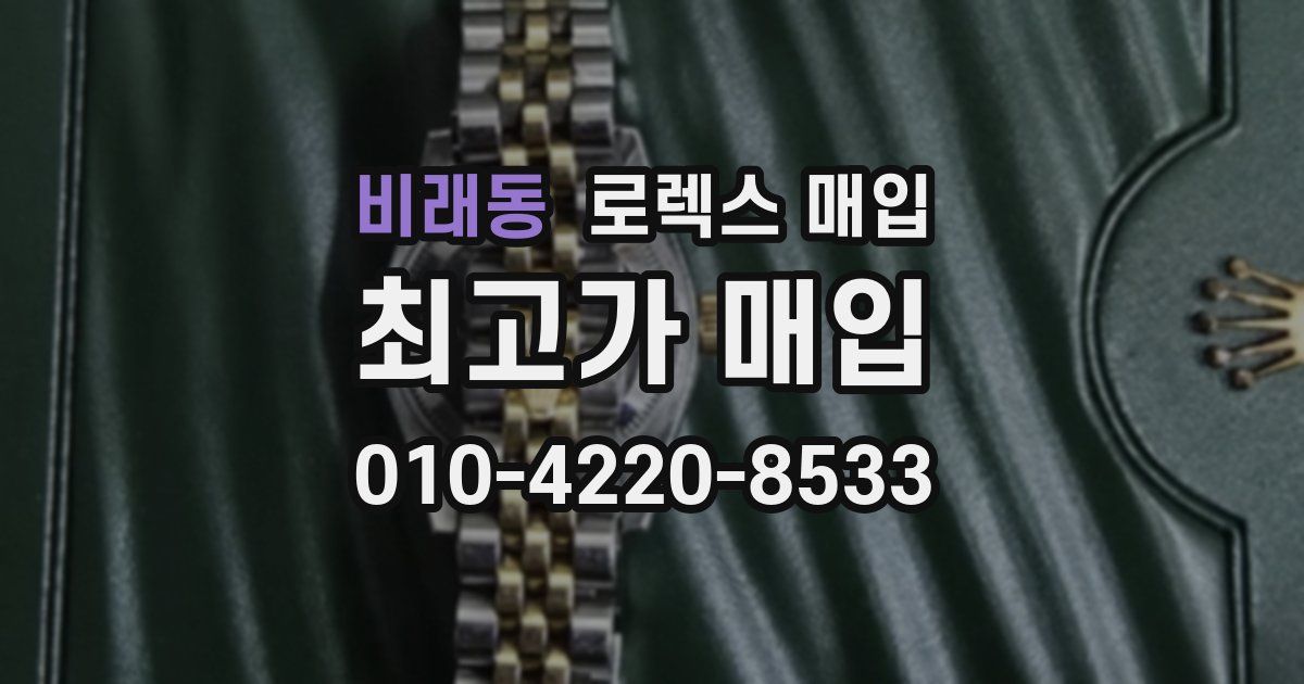 비래동 로렉스 매입