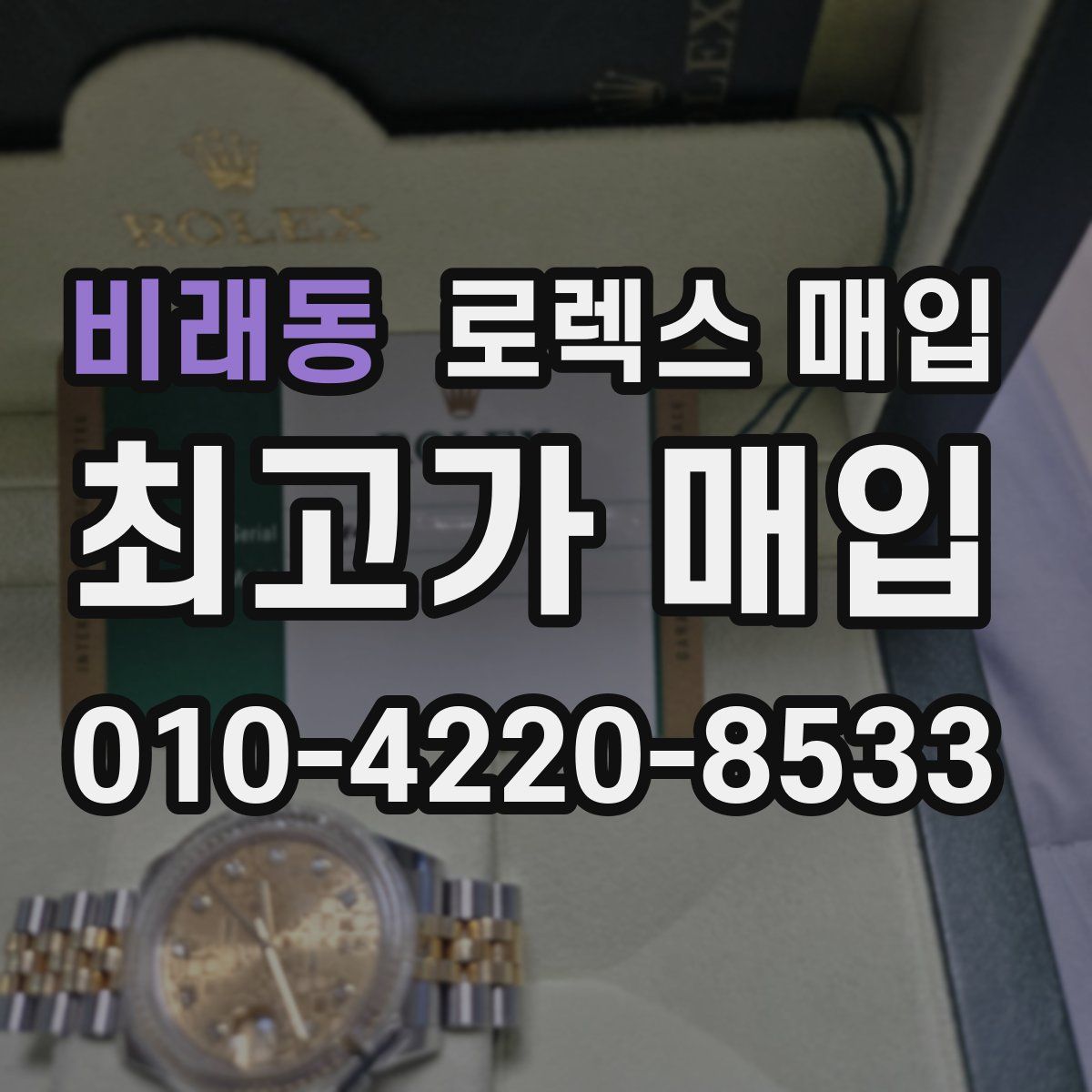 비래동 로렉스 매입