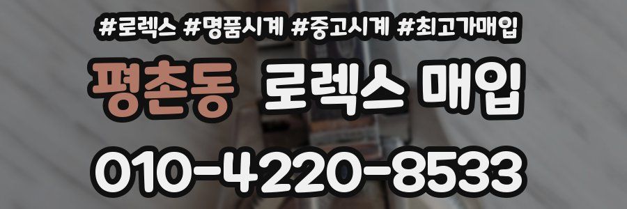 평촌동 로렉스 매입