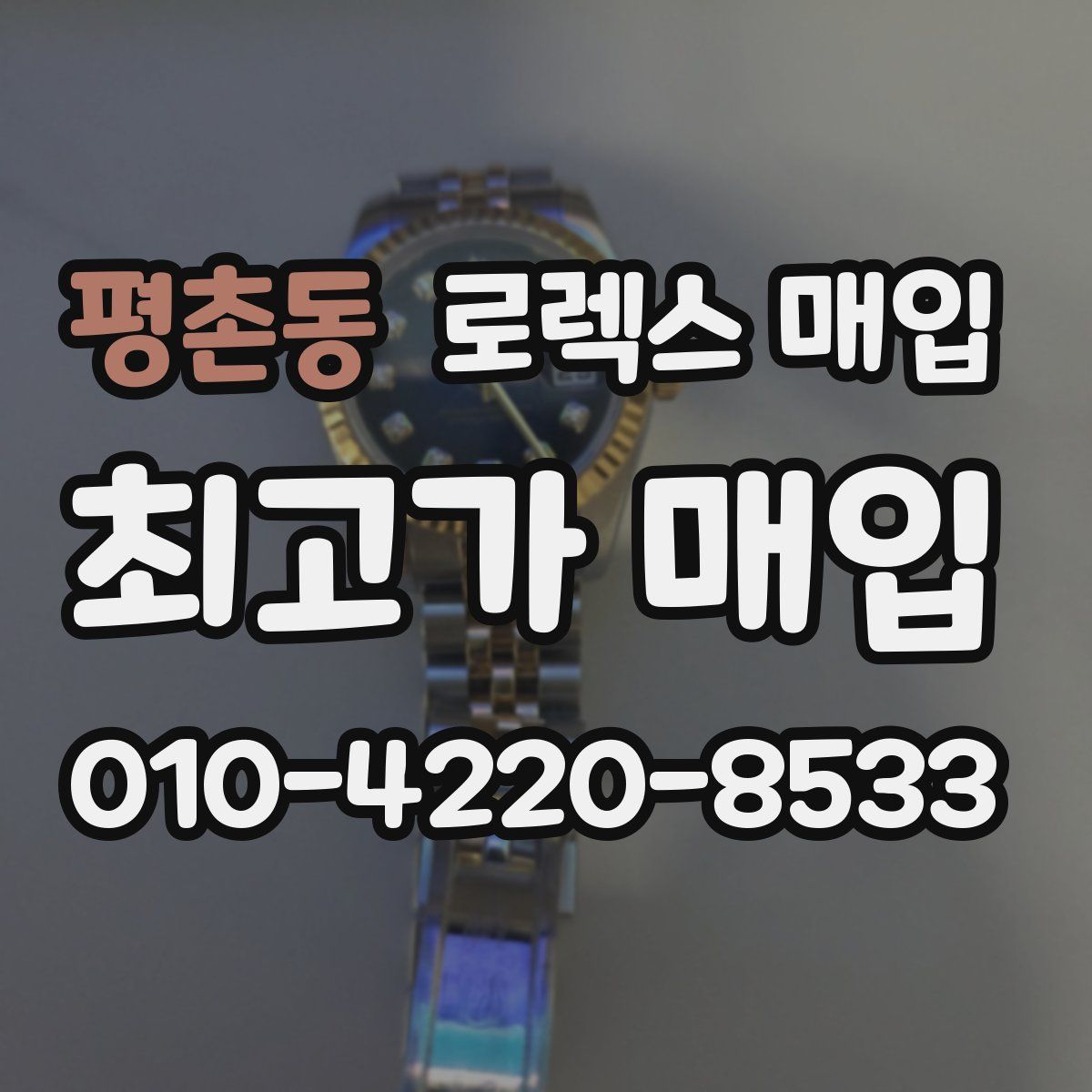 평촌동 로렉스 매입
