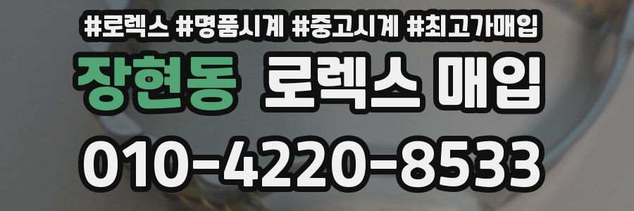 장현동 로렉스 매입