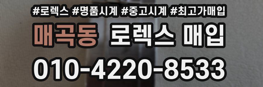 매곡동 로렉스 매입