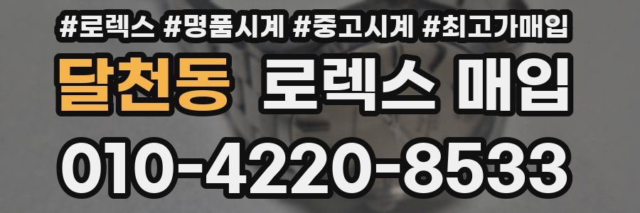 달천동 로렉스 매입