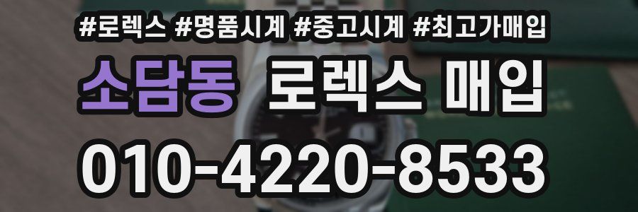 소담동 로렉스 매입