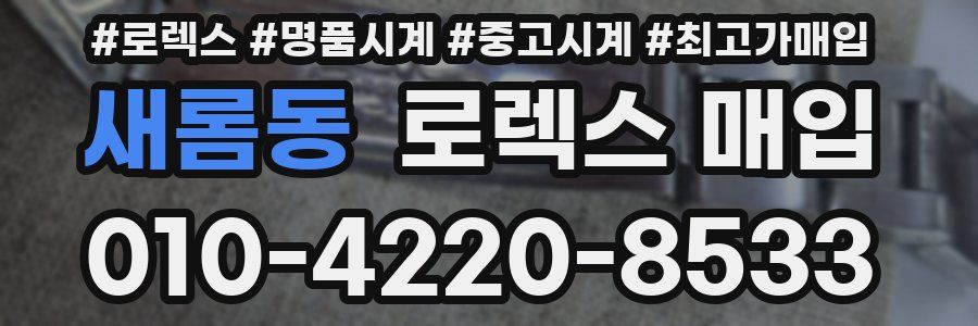 새롬동 로렉스 매입