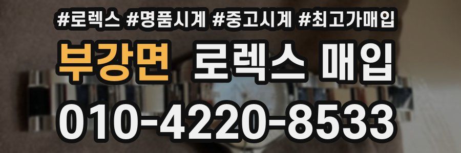 부강면 로렉스 매입