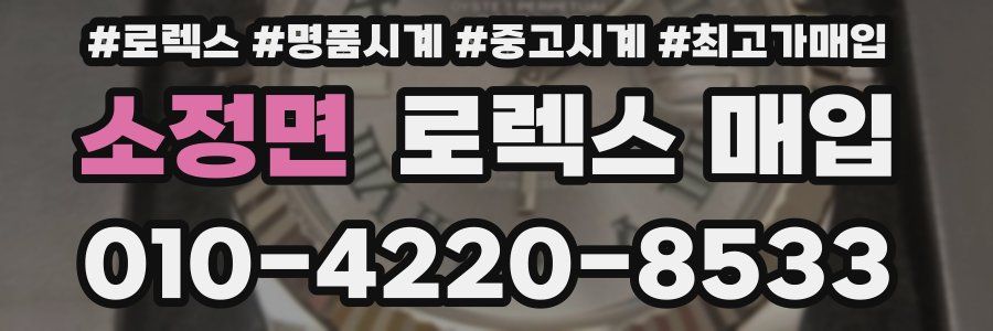 소정면 로렉스 매입