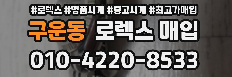 구운동 로렉스 매입