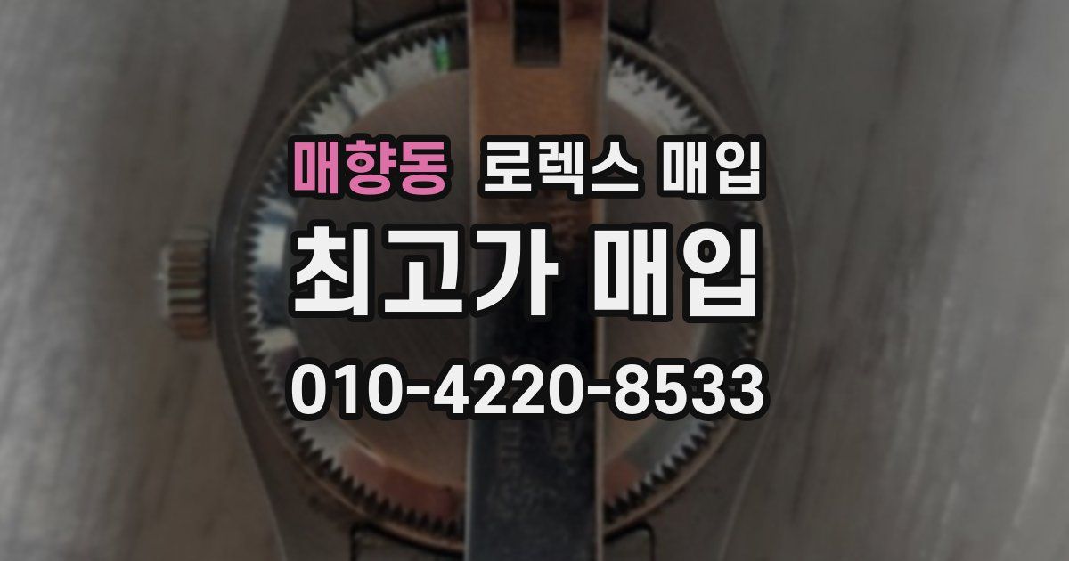 매향동 로렉스 매입