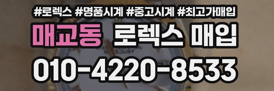 매교동 로렉스 매입