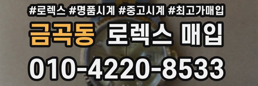 금곡동 로렉스 매입
