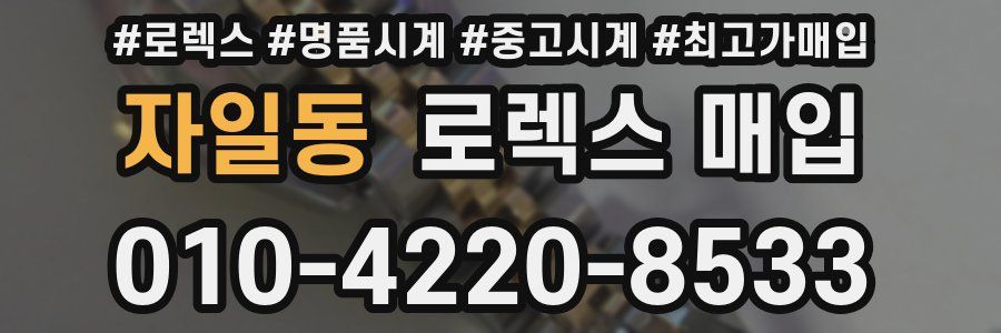 자일동 로렉스 매입