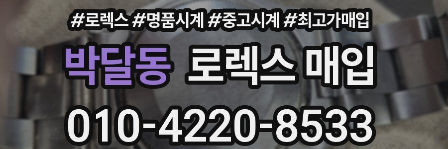박달동 로렉스 매입
