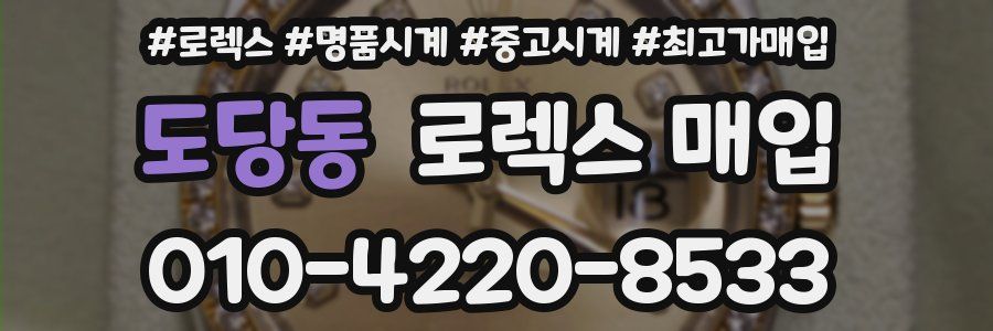 도당동 로렉스 매입