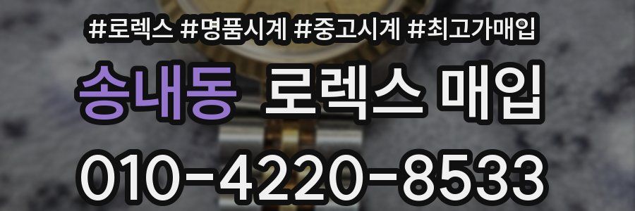 송내동 로렉스 매입