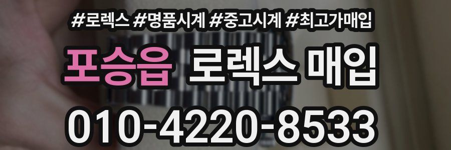 포승읍 로렉스 매입