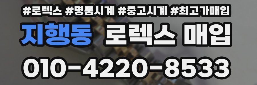 지행동 로렉스 매입