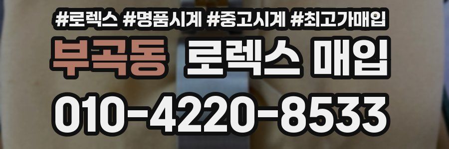 부곡동 로렉스 매입