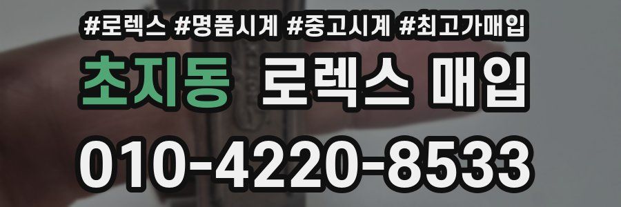 초지동 로렉스 매입