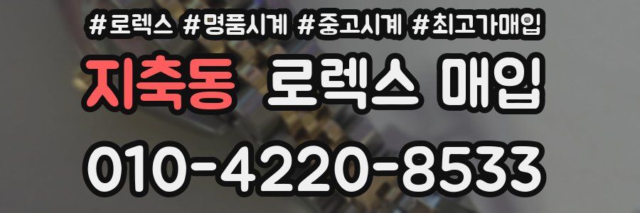 지축동 로렉스 매입