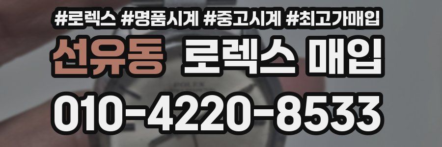 선유동 로렉스 매입