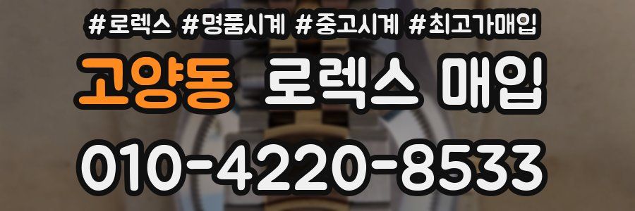 고양동 로렉스 매입