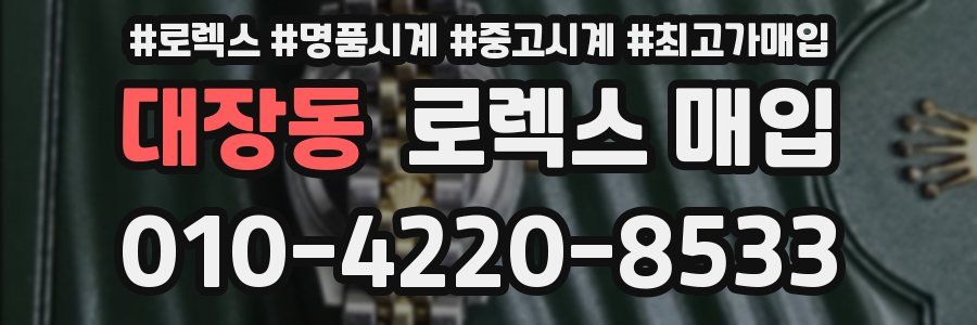 대장동 로렉스 매입