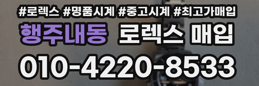 행주내동 로렉스 매입