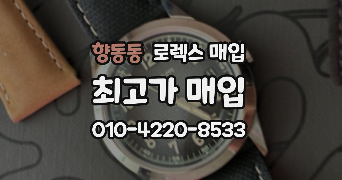 향동동 로렉스 매입