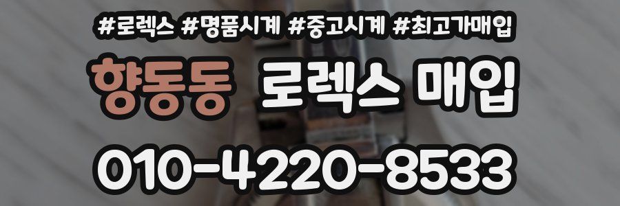 향동동 로렉스 매입