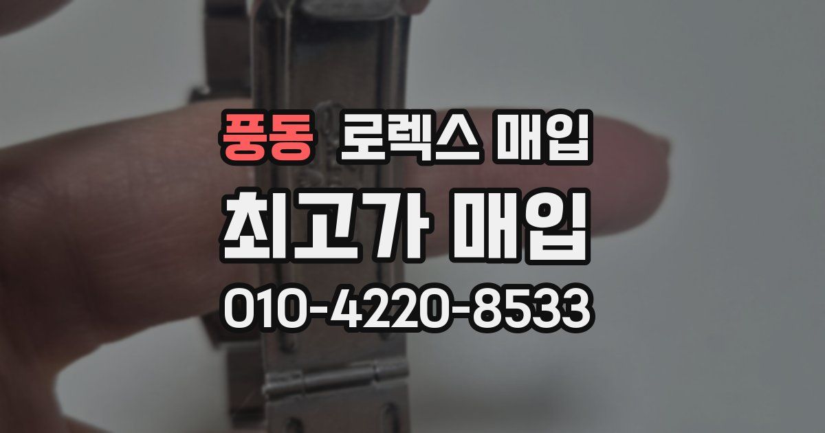 풍동 로렉스 매입