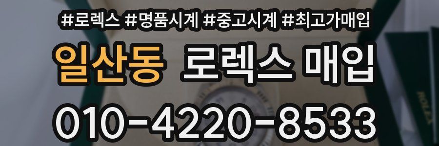 일산동 로렉스 매입