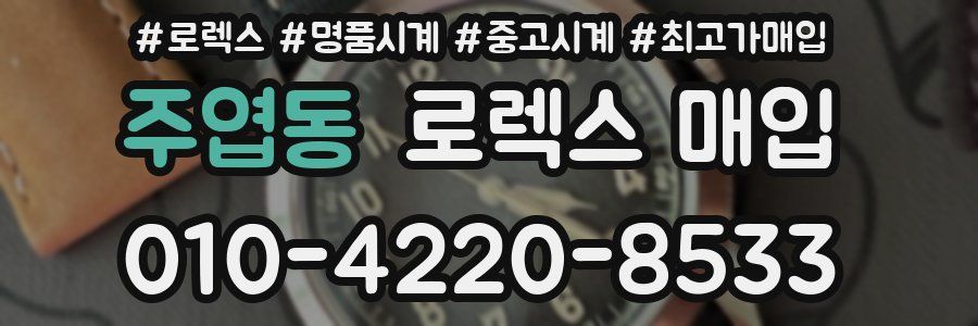 주엽동 로렉스 매입