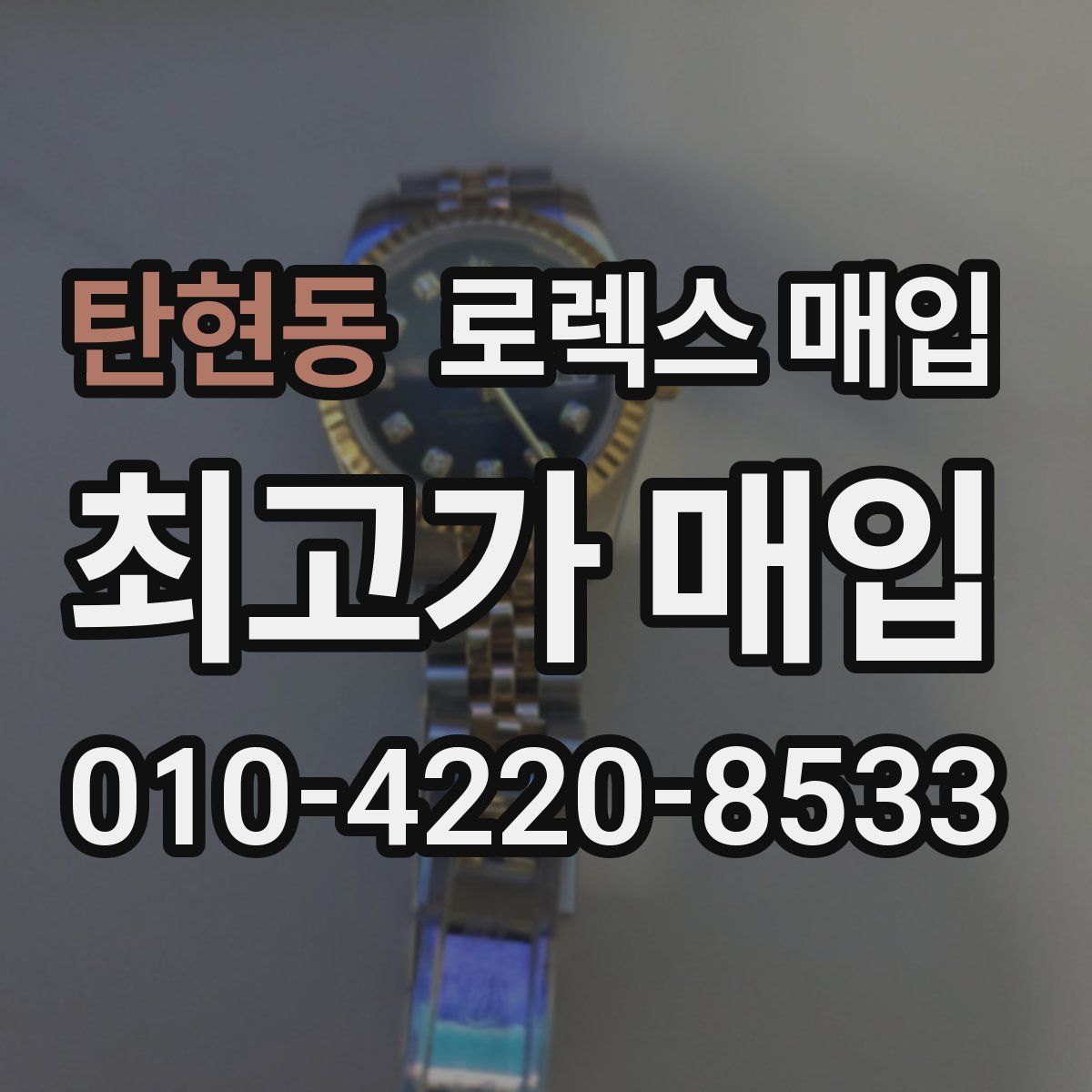 탄현동 로렉스 매입