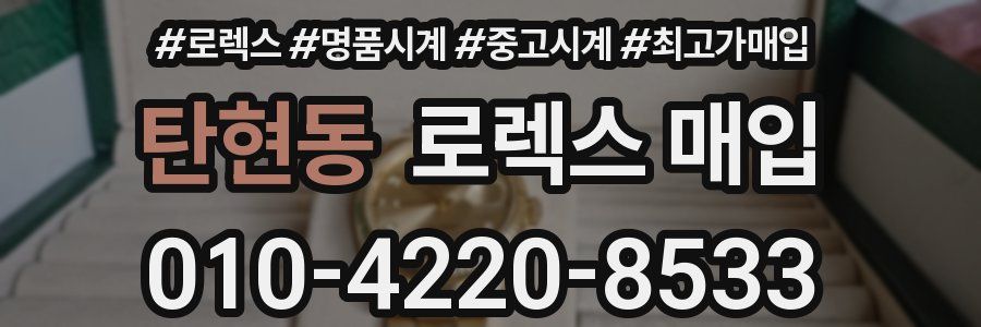 탄현동 로렉스 매입