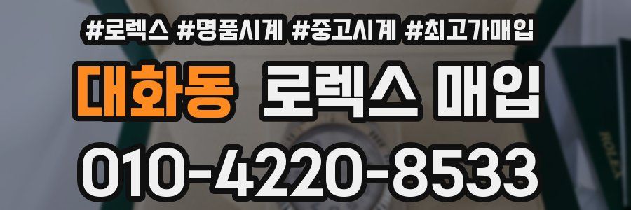 대화동 로렉스 매입