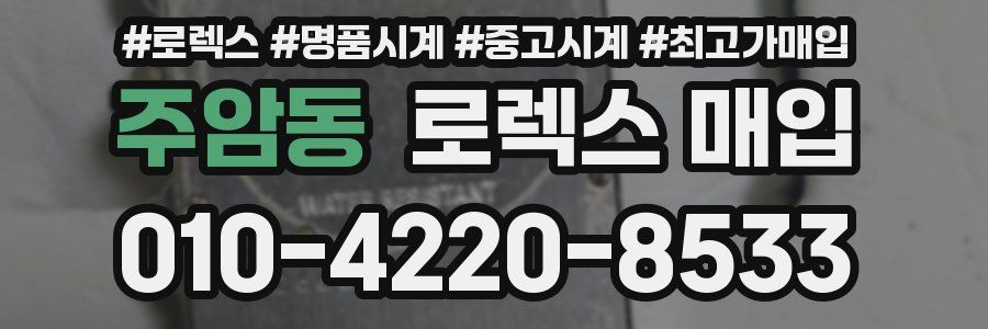 주암동 로렉스 매입