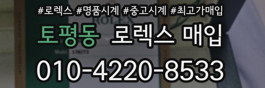 토평동 로렉스 매입