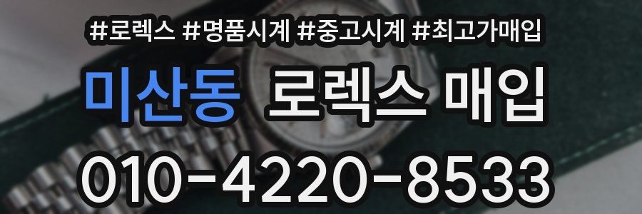 미산동 로렉스 매입