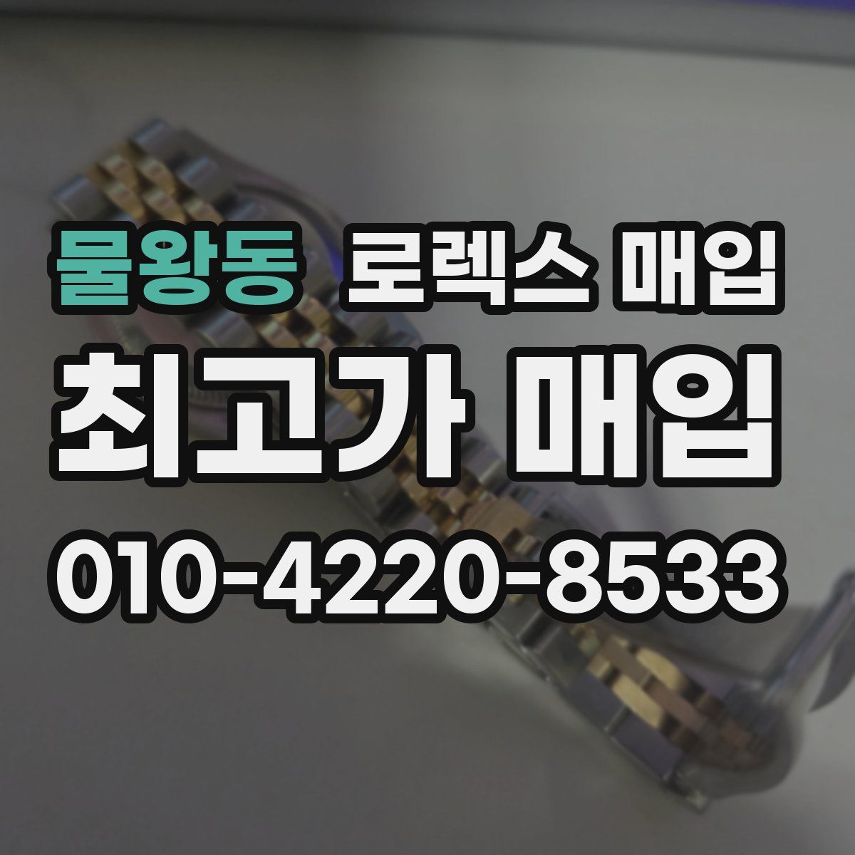물왕동 로렉스 매입