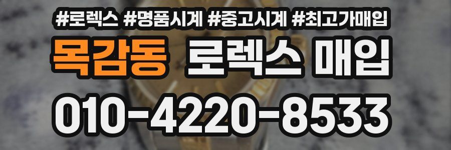 목감동 로렉스 매입