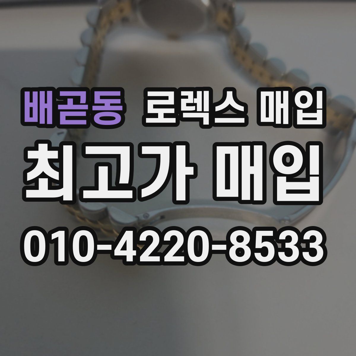 배곧동 로렉스 매입